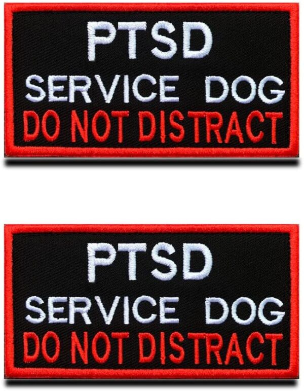 Zcketo 2 PCS PTSD Service Dog Do Not Distract