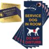 Official Service Dog Travel Kit Includes Service Dog in Room - Do Not Disturb -