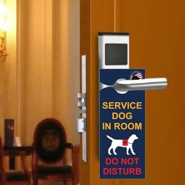 "Service Dog in Room - Do Not Disturb" - Image 2