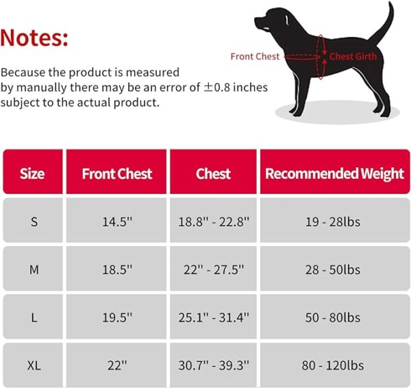 Annchwool No Pull Dog Harness with Airtag Case - Image 4