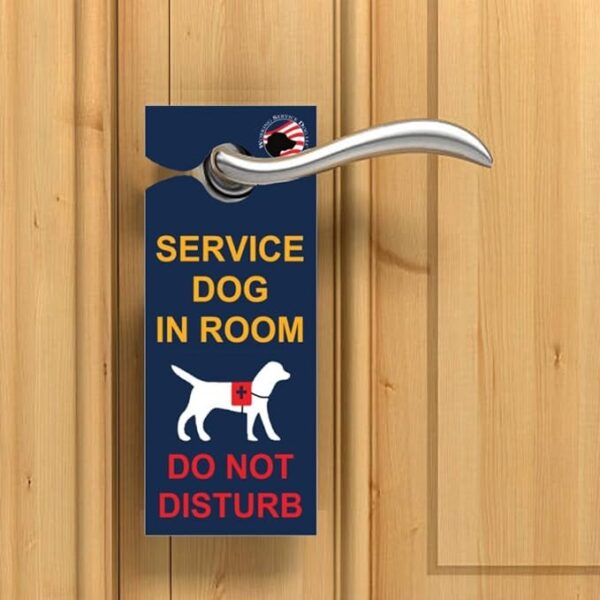 "Service Dog in Room - Do Not Disturb" - Image 4