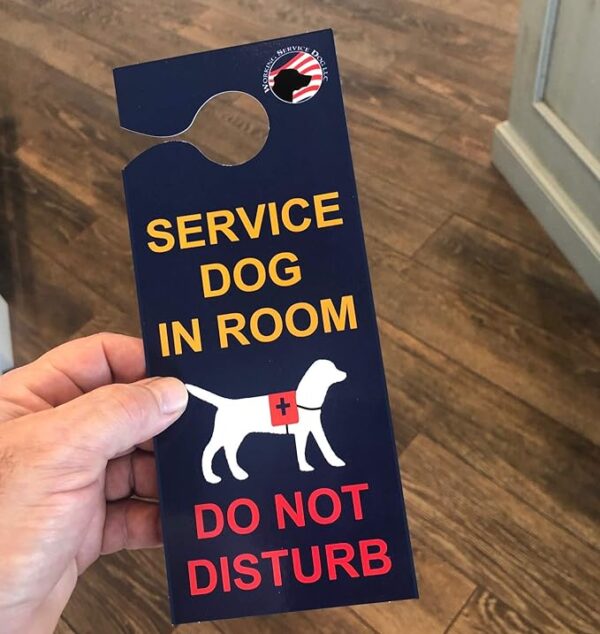 "Service Dog in Room - Do Not Disturb" - Image 3