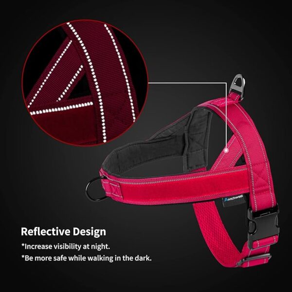 Annchwool No Pull Dog Harness with Airtag Case - Image 3