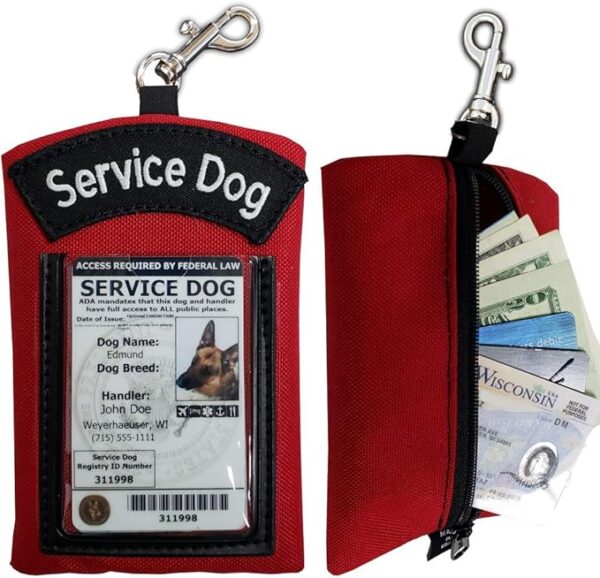 ActiveDogs Clip-On Service Dog ID Identification Carrier