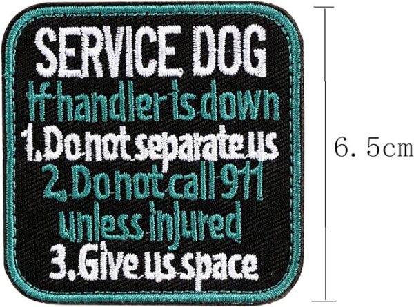 Vevins Service Dog Vest Patches - K9 in Training Hook and Loop Tag - Image 4