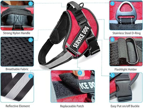 Btromeshy Service Dog Vest Harness - Image 2