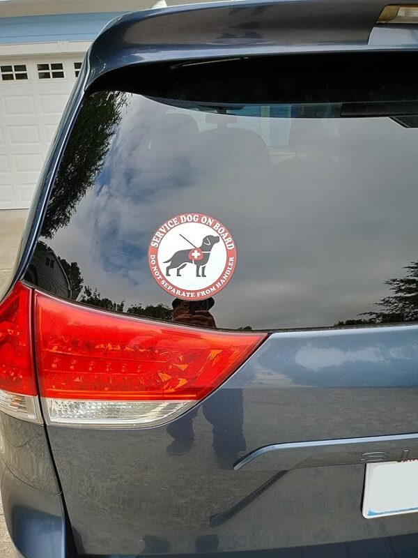 TOTOMO Service Dog on Board Do Not Separate from Handler & Service Dog Lives here - Image 3