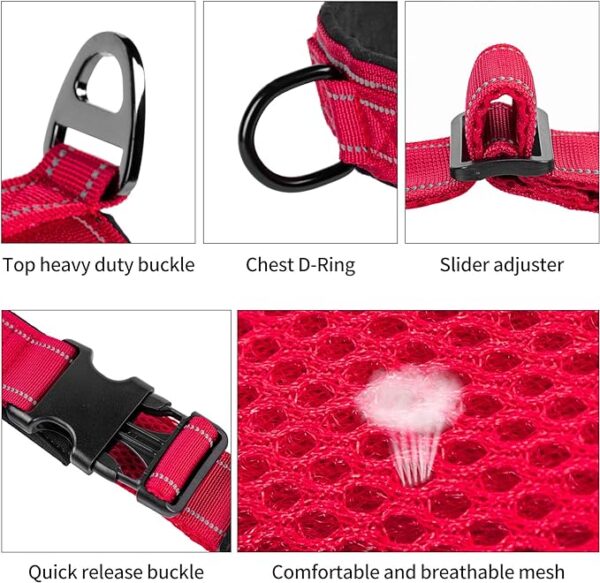 Annchwool No Pull Dog Harness with Airtag Case - Image 2