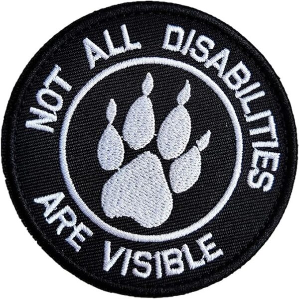 Service Dog Patch, Not All Disabilities are Visible