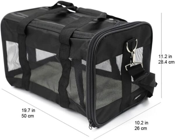 Amazon Basics Soft-Sided Mesh Pet Travel Carrier - Image 3