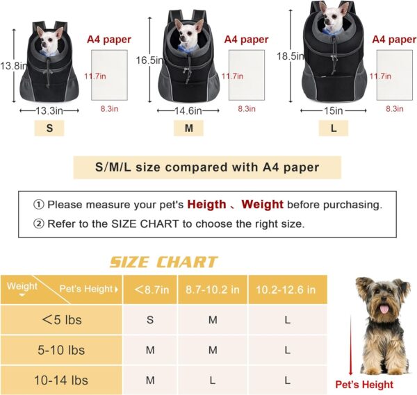 WOYYHO Pet Dog Carrier Backpack - Image 3