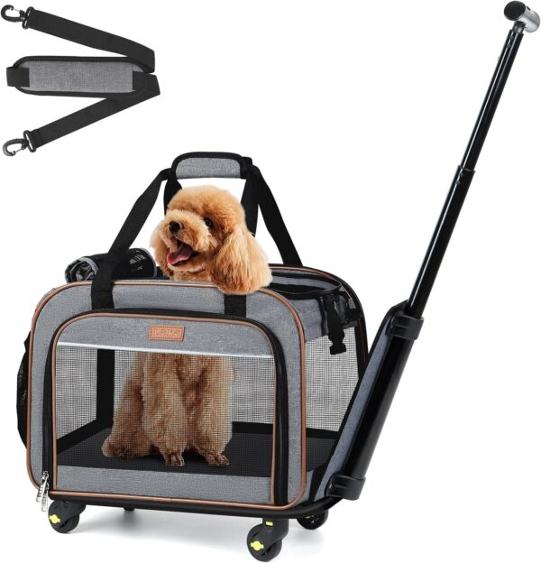 Lekebobor Dog Carrier with Wheels