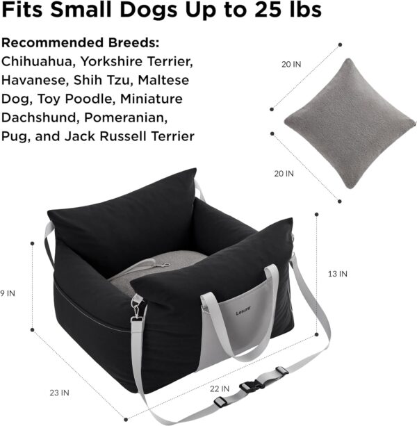 Lesure Small Dog Car Seat for Small Dogs - Image 4