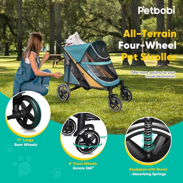 Petbobi Dog Stroller for Medium Dogs - Image 2