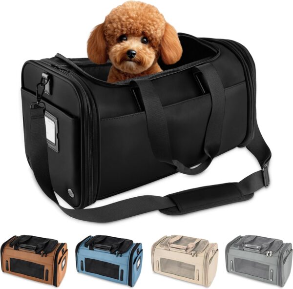 PU Leather Luxury Pet Carrier