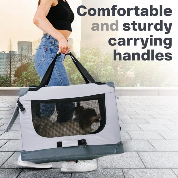 Folding Large Dog Carrier (27.5"x20.4"x19.6") - Image 4