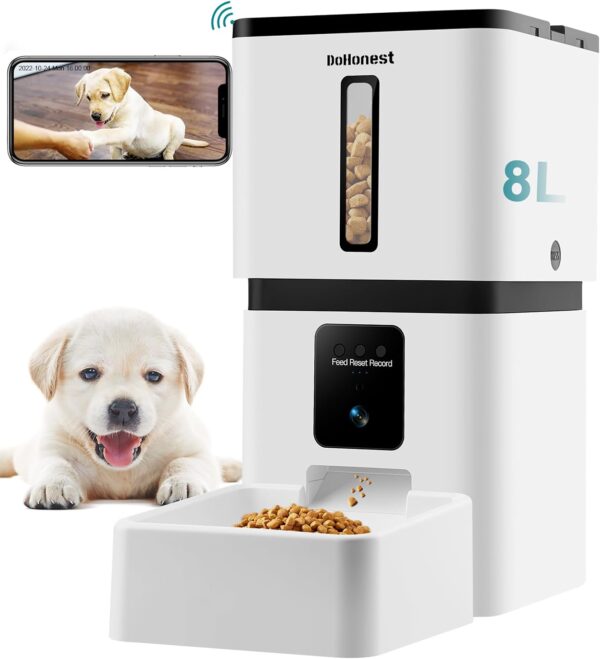 DoHonest Automatic Dog Feeder with Camera