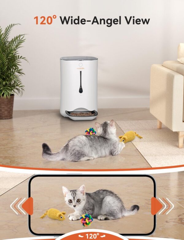 WOPET 7L Automatic Dog Feeder with Camera - Image 3