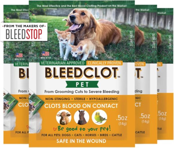 BleedClot Pet First Aid Blood Clotting Powder