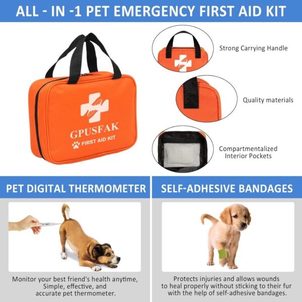 Pet First Aid Kit for Dogs and Cats - Image 3