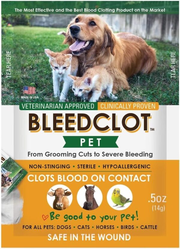 BleedClot Pet First Aid Blood Clotting Powder - Image 2