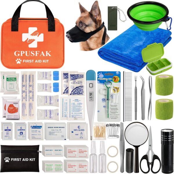 Pet First Aid Kit for Dogs and Cats