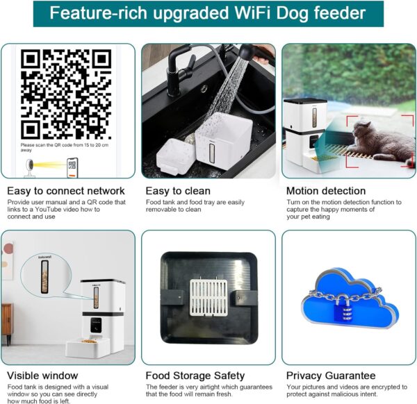 DoHonest Automatic Dog Feeder with Camera - Image 4