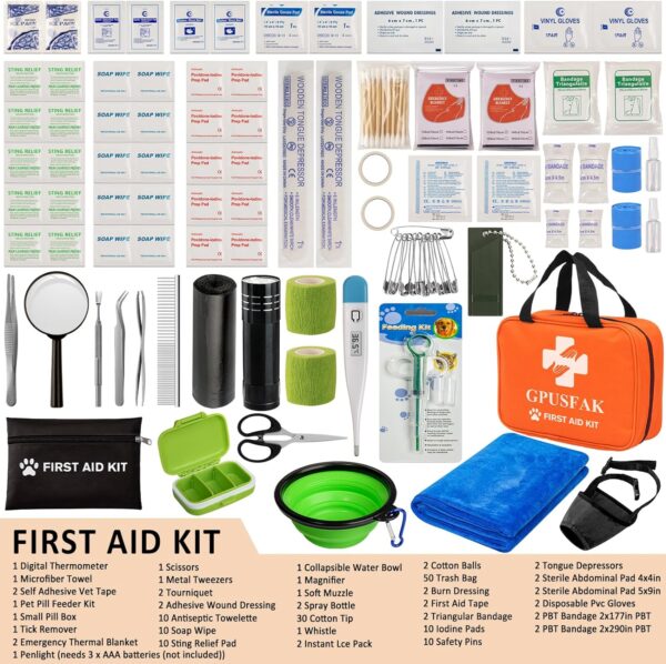 Pet First Aid Kit for Dogs and Cats - Image 2